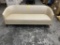 *NEW OPEN BOX* CHAMPAGNE COLOR WEAVE PATTERN FABRIC COUCH