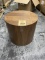 *NEW IN BOX* WOOD LAMINATE CYLINDER TABLE