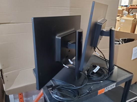 HP 27" MONITORS ON STAND
