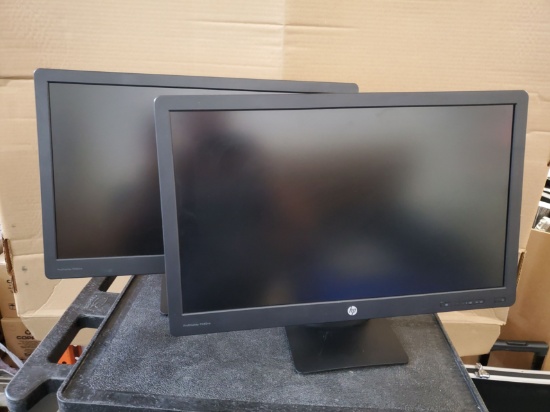 HP 24" MONITORS ON STAND