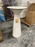 *NEW IN BOX*WHITE GABER ROLLER TABLE