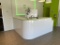 L-SHAPED RECEPTION DESK WITH CORIAN TOP