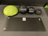 FITNESS BALLS AND MAT