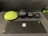 FITNESS BALLS AND MAT
