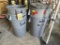 ASSORTED SIZED RUBBERMAID BRUTE TRASH CANS