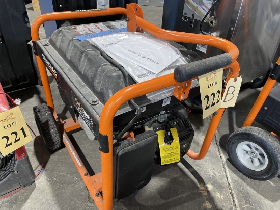 GENERAC GP5500 GENERATOR, 14.4 HOURS ON METER