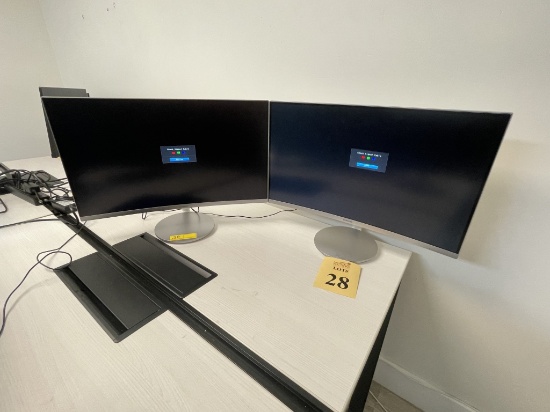 SAMSUNG 27" CURVED MATCHING MONITORS