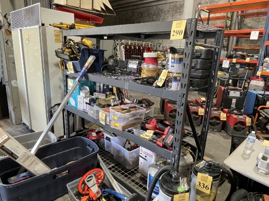 STEEL SHELF UNIT WITH WIRE DECKING