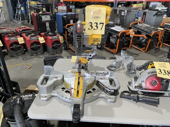 DEWALT CORDLESS COMPOUND SLIDE MITRE SAW