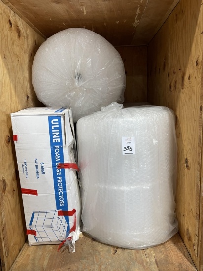 LOT CONSISTING OF (6) LARGE ROLLS OF BUBBLE WRAP