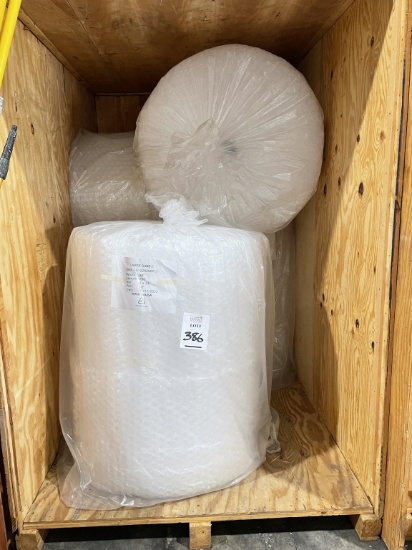 LOT CONSISTING OF (8) LARGE ROLLS OF BUBBLE WRAP