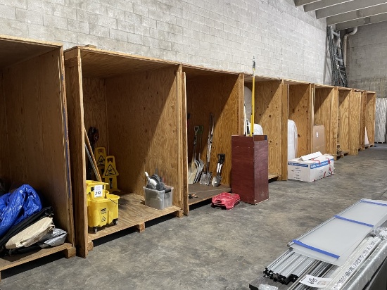 COMPLETELY ASSEMBLED PLYWOOD MOVING VAULTS