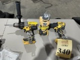 LOT CONSISTING OF DEWALT CORDLESS POWER TOOLS