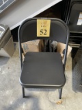 BLACK FOLDING CHAIRS (NEW IN BOX)