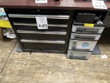 4-DRAWER TOOL BOX LOADED WITH ASSORTED TOOLS