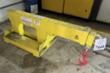 FORKLIFT MOUNTED CRANE JIB WITH (2) HOOKS