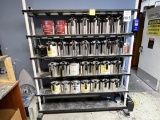 LOT CONSISTING OF DEDOES PAINT MIXING SHELF SYSTEM
