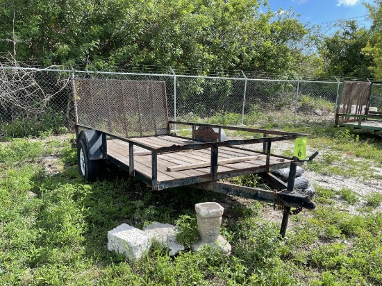 16' SINGLE AXLE UTILITY TRAILER