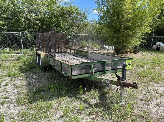 ANDERSON 18' TANDEM AXLE UTILITY TRAILER