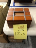 STUDIO 84 SMALL WOOD JEWELRY BOXES