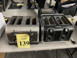 LOT CONSISTING OF (3) ASSORTED TOASTERS