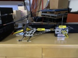 RC HELICOPTER WITH REMOTE, MEASURES: 29