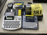 LOT CONSISTING OF (3) BROTHER P-TOUCH LABEL MAKERS