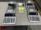 ASSORTED CANON CALCULATORS