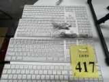 LOT OF (5) ASSORTED APPLE KEYBOARDS