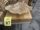 ITALIAN MADE DECORATIVE GLASS DISPLAY BOWL
