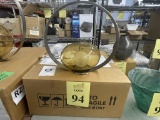 VOILA TABLE LAMP, AMBER, BY & COSTA LIGHT & MORE