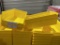 YELLOW PLASTIC STORAGE/ORGANIZER BINS