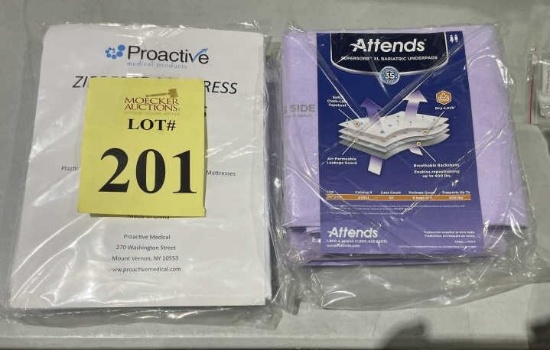 (2) PROACTIVE ZIPPERED MATTERS PROTECTORS