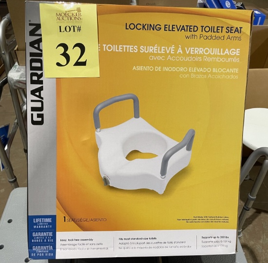 MEDLINE GUARDIAN LOCKING ELEVATED TOILET SEATS