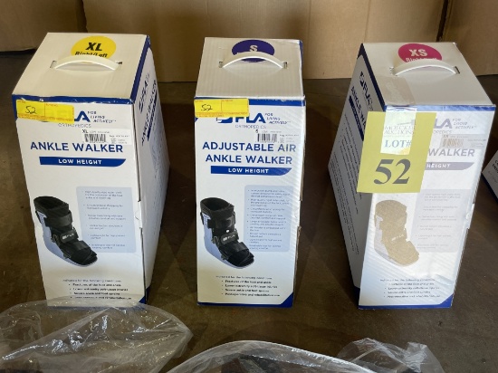 FLA ORTHOPEDICS ADJUSTABLE AIR ANKLE WALKERS (NEW)