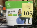 GAIAM TOTAL BODY BALANCE BALLS, SIZE S, M (NEW)