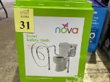 NOVA TOILET SAFETY RAILS (NEW IN BOX)