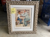 NORMAN ROCKWELL OPTOMETRIST LITHOGRAPH