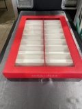 CASES OF RED MIRA-FLEX DISPLAY CASES