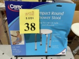 CAREX COMPACT ROUND SHOWER STOOL (NEW)