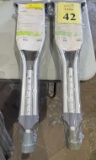 MCKESSON PUSH BUTTON ADJUSTABLE ALUMINUM (NEW)