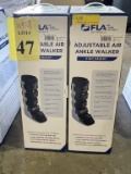 FLA ORTHOPEDICS ADJUSTABLE AIR ANKLE WALKERS (NEW)