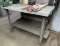 METAL WORK TABLE WITH VISE
