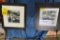 FRAMED AND MATTED BLACK AND WHITE PHOTOS