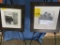 FRAMED AND MATTED BLACK AND WHITE PHOTOS