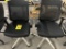 ROLLING BLACK MESH BACK CHAIRS