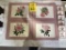 LOT CONSISTING OF (4) VINTAGE MATCHING PLACEMATS
