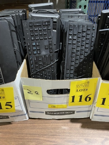 LOT CONSISTING OF ASSORTED WIRED KEYBOARDS