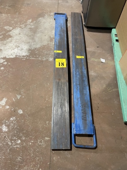 SET OF 6' FORKLIFT EXTENDERS