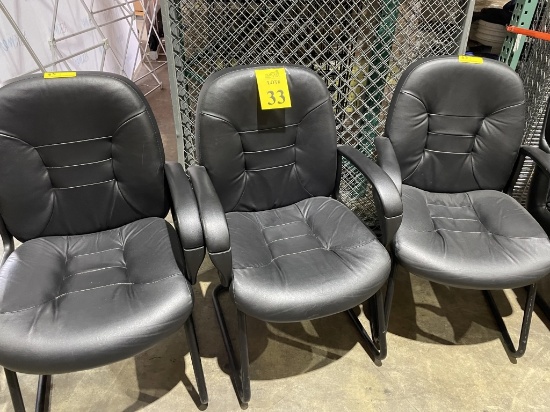 MATCHING BLACK CLIENT CHAIRS
